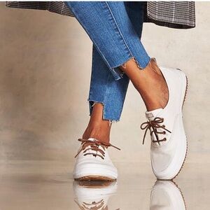 Keds Women's White and Brown Shoes